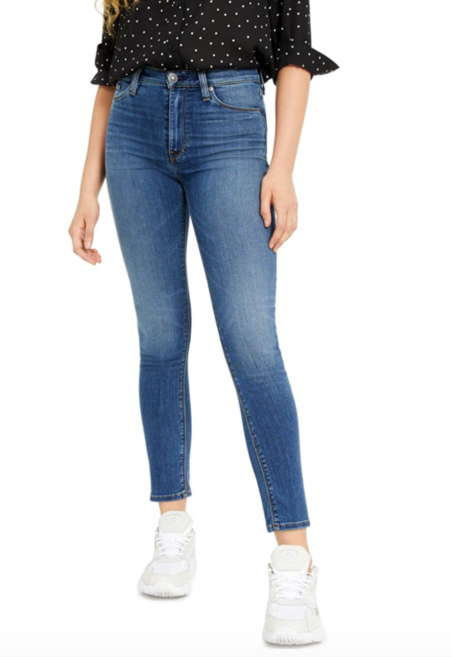 HUDSON DENIM NWT Barbara Super Skinny Denim Jean in Inty // 00